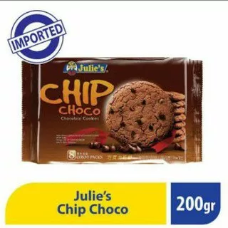 Julie`s Choco Chip Chocolate cookies 200 g /Biskuit Coklat Julies