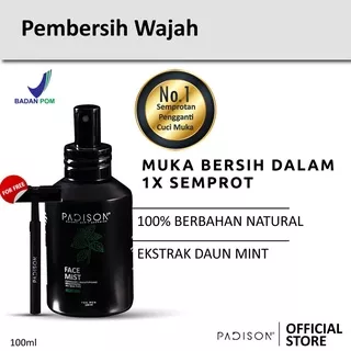PADISON - Face Mist 100 ml(Cleanser) Extract Mint ( FREE DAILY RAZOR) Pembersih Wajah Pria