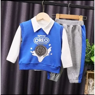 setelan anak IMPORT setelan OREO setelan 3in1 OREO import kostum anak