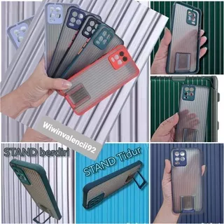 (New Case 2022) KOPER-Suitcase Soft Side OPPO A15 A15S A16 A52 A92 A33 A53 A54 A74-4G A3S A5S A7 A12 A11k F9 A83 A1K A71 F1S A31 A37-Neo 9 Softcase Translucent-Transparent Doff Black-Hitam/Casing Glare (Anti Minyak)/Matte Stand-Standing Suit Game Hardcase