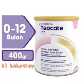 Neocate LCP 400gr 400 gram susu formula bayi alergi susu sapi dan intoleransi protein susu hipoalergenik