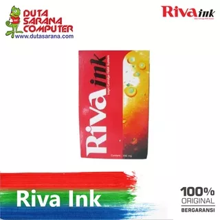 RIVA INK Tinta Printer Canon & Epson 100ml Black Cyan Mageta Yellow Tinta Compatible MURAH