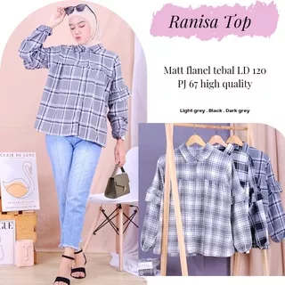 BLOUSE FLANEL /  KEMEJA BLOUSE KOTAK-KOTAK / RANISA BLOUSE / BLOUSE WANITA/ ARVA TOP OVLA TOP / ATASAN WANITA blouse wanita atasan wanita blouse atasan wanita kekinian atasan wanita blouse kemeja wanita kemeja flanel wanita hem wanita