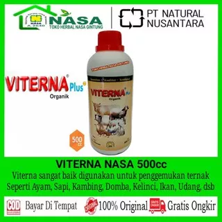 VITERNA NASA VITAMIN TERNAK NASA ORGANIK VTN PLUS VITERNA PLUS VITAMIN TERNAK AYAM KAMBING LELE