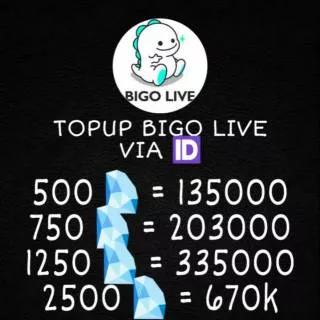 TOPUP BIGO LIVE MURAH// TOP UP BIGO LIVE // DIAMOND BIGO LIVE// DIAMOND BIGO