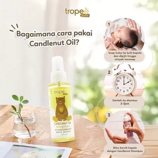 Tropee Bebe Candlenut Oil Minyak Kukui 70ml 100ml minyak kemiri bayi murah minyak rambut bayi