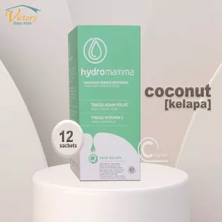 Hydromamma Coconut Folic Acid Vitamin C Hydromama Hydro Mamma Mama Hamil Promil Menyusui ASI