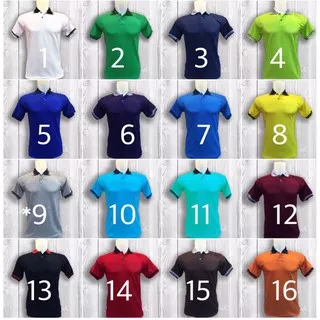 Kaos Kerah Kombinasi - Polo Kerah Kombinasi - Polo Shirt - Polo Warna - Shirt Pria - Grosir