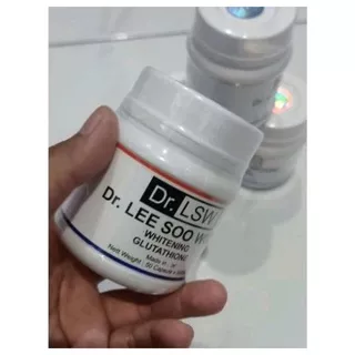 Dr LSW ASLI ORIGINAL GLUTATHIONE LEE SOO WOOK WHITENING Obat Pemutih Wajah Kulit Badan Pria dan Wanita Ampuh Permanen