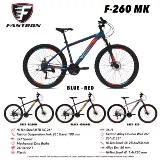 Sepeda gunung Fastron F260 MK by PACIFIC MTB 26 not atlantis