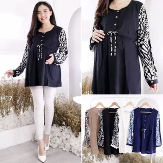 Baju Hamil BUTTONS ZAVANA Lengan Panjang