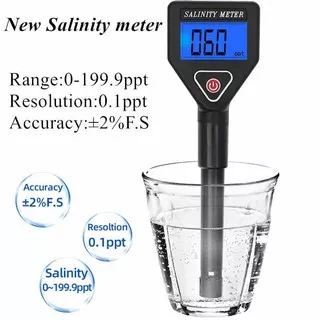 Salinity Meter Digital SeawaterFood Salinity Tester Salt Concentration