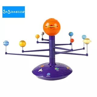 Solar System Sky Projector LED Rotating Voice Control Music Player Tecnology DIY Planetarium el STEAM Education Toys