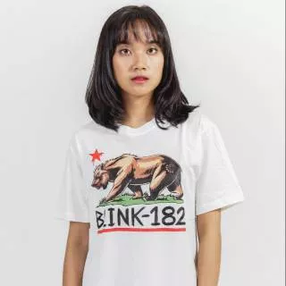 Baju Kaos Band Blink 182 Grizzly Bear