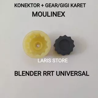 Konektor + Gear / Gigi Karet 1set Blender Moulinex RRT Universal Umum