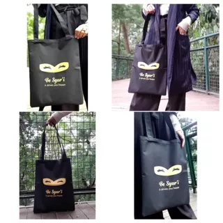 Tote Bag Muslimah motif “Be Syar’i” - Tote Bag Wanita - Tas Tote Murah