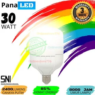 Bohlam Lampu LED - Lampu LED - Bohlam LED - Panaled 30W - Lampu LED Panaled 30 Watt Garansi 1 Tahun