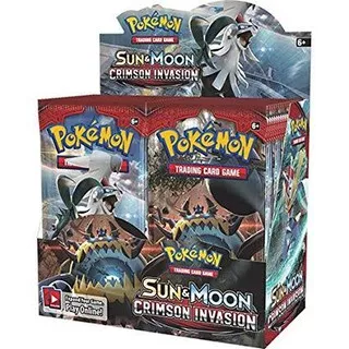Kartu Pokemon Booster Pack SUN and MOON CRIMSON INVASION