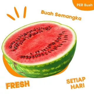 Buah Buahan Segar SEMANGKA FRESH PER KG Buah Buahan Online Makassar