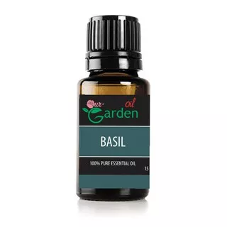 Basil Essential Oil Our Garden 15ml Minyak Kemangi Aroma Terapi 15 ml