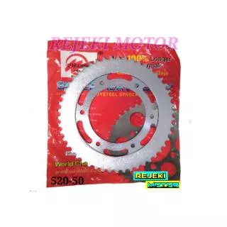 Gear Gir Belakang CRF 150L Wilwood 520 48T 50T 51T 52T 55T Silver