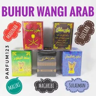 Buhur dupa aromaterapi wangi Arab aroma Madinah Sulton maliki magrobi sulaeman