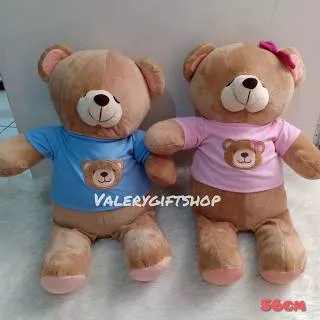 Boneka Teddy Bear Beruang Forever Friend Friends Couple Pasangan Kaos 56cm