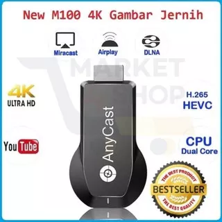 Anycast M100 4K HD Wifi Display TV Dongle Wireless HDMI Dongle Ezcast - Anycast
