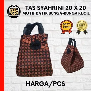 Tas hajatan Syahrini 20 batik parang besek bambu 20 x 20 tas berkat souvenir murah tas syukuran