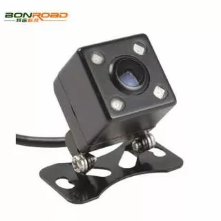 Kamera Belakang Mobil dengan 4 LED Night Vision Cam Car Rear View Camera Waterproof IPX6