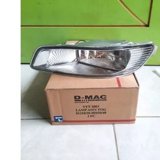 FOG LAMP LAMPU KIJANG EFI 2003 2004 + BOHLAM KABUT BEMPER KIRI LH Lgx mobillamp + bolam1