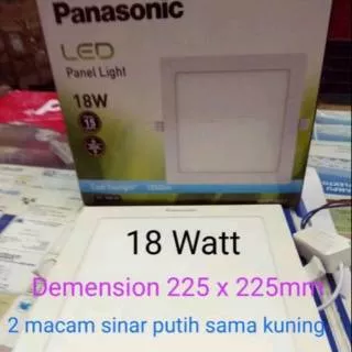 Lampu downlight led panel panasonic 18w 18 watt lampu led plafon panasonic 18watt