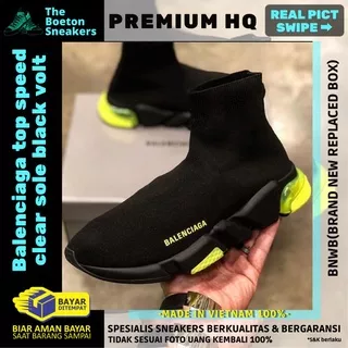 Sneakers Balenciaga top speed clear sole black volt Sneakers Premium Original