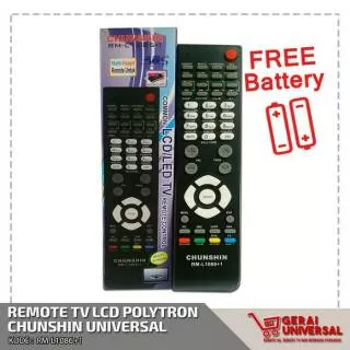 REMOTE REMOT TV LCD LED POLYTRON CHUNSHIN RM-L1086+1