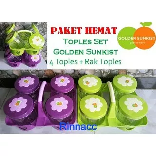 Toples Kue Set Golden Sunkist / Toples Kue Lebaran / Coklat / Permen / Kacang