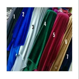 Kain bludru import/kain bludru elastis dan lembut