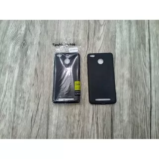 Black Matte Slim Redmi 3S / Redmi 3 Pro SoftCase Silikon polos hitam