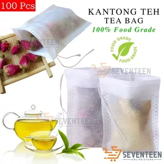 SARINGAN KANTONG TEH CELUP 100PCS KANTONG REBUSAN REMPAH KANTONG SARINGAN MASAK FILTER TEA BAG