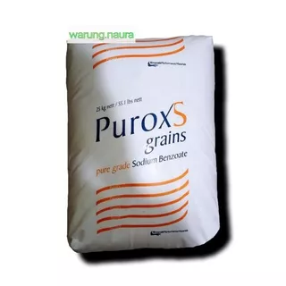 Pengawet makanan minuman benzoat holland purox granular 100 gram