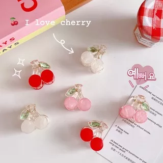 Fresh Sweety  Cherry Hair Clip Mini Hair Claw Women Kids Hairpin Headband Hair Accessories  Headwear