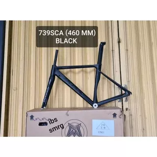 Frame Roadbike Mosso 739SCA Aero Seven Size 460mm Warna Hitam Gray . Rangka Sepeda Balap Road Bike 739 SCA Size Ukuran 46cm 460 mm xs s