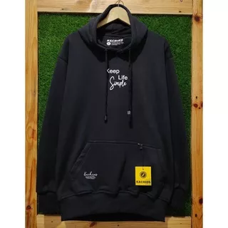 sweater hoodie distro pria kachios warna hitam keep life simple suwiter distro pria bandung asli original hoodie kachios original full cotton zipper hoodie pria distro original huddie oversize pria sweater hoodie cowok terbaru 2021 jaket pria terbaru