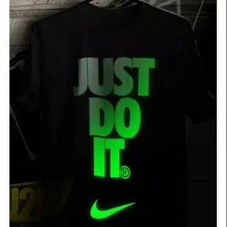 Kuuipo Shop / JUST DO IT / GID Glow In The Dark / Kaos T-shirt Distro Unisex Pria Wanita TShirt