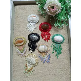 Poes Craft Bros Batu Cabochon Ubur Iwir / Hijab/ Souvenir