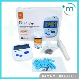 Gluco DR AGM 2100 Biosensor set | alat cek gula glukosa darah