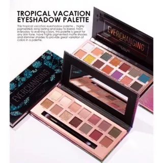 FOCALLURE TROPICAL & EVERCHANGING EYESHADOW WITH MIRROR