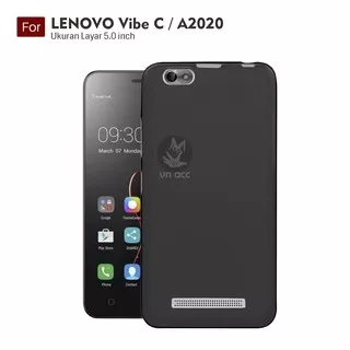 Darknight Lenovo Vibe C / A2020 | Slim Case Black Matte Softcase Premium Baby Skin - Hitam