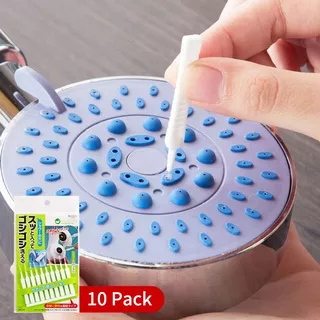 Shower head cleaning brush 10 sets of shower head anti-clogging small brush pore gap cleaning brush