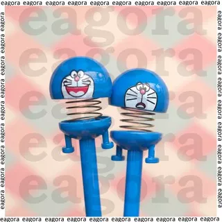 Pulpen Gel Doraemon Bouncing Emoticon Goyang Lucu Unik