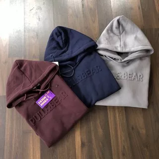 HOODIE PULL AND BEAR - EMBOSS 3D MIRROR ORIGINAL PULL&BEAR JACKET